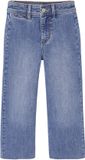 Vertbaudet Onverwoestbare wijde jeans voor meisjes middenblauw