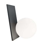 Flos EXTRA T EU/UL/GB/SA ANOD.GRA, aluminium, 16 W, zwart, 35x22 cm, 2 stuks
