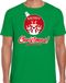 Bellatio Decorations Rendier Kerstbal shirt / Kerst t-shirt Merry Christmas groen voor heren L