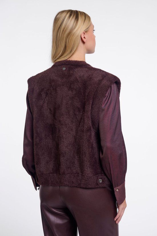 Rino & Pelle Elona waistcoat Fudge cloak