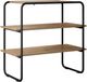 vidaXL Consoletafel Artisanaal eiken 80 x 41 x 75 cm Bewerkt hout