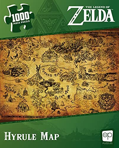 Usaopoly The Legend of Zelda Hyrule Map 1000 Piece Jigsaw Puzzle