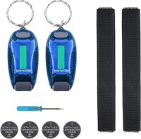 kwmobile LED lampjes met batterijen - Set van 2 - blauw