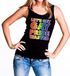 Bellatio Decorations Shoppartners Bv Let's get gay pride wasted tanktop zwart - regenboog singlet zwart voor dames - gaypride L