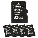 Intenso Premium Multipack 5X 32GB MicroSD-kaart UHS-I Klasse 10