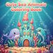 Cute Sea Animals Coloring Book: Coloring Book for Adults and kids, Cute Animal Designs (8.5" x 8.5")
