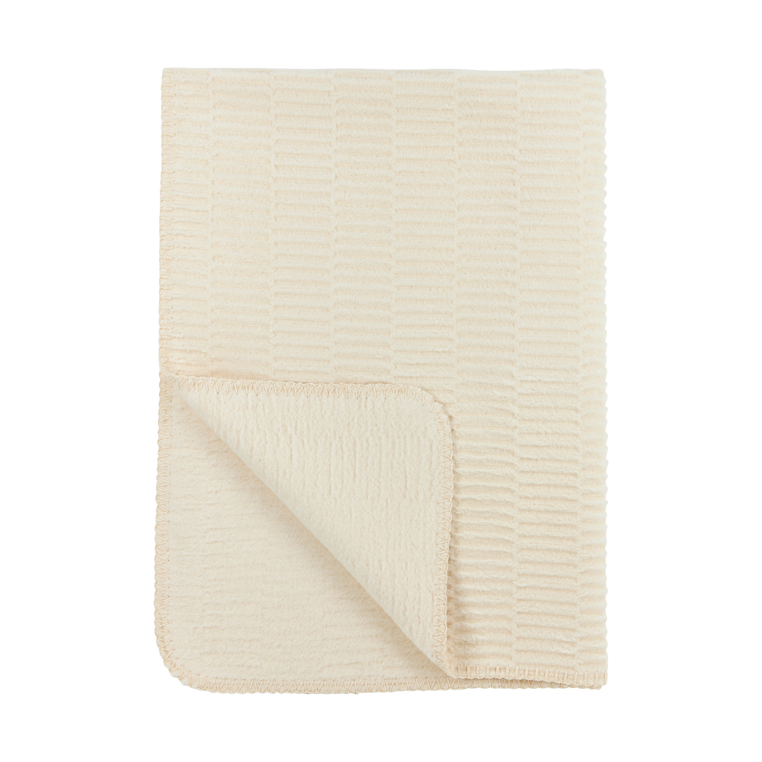 Meyco Rib Ledikantdeken Natural 100 x 150 cm beige, natural