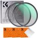 K&F Nano K Filter Schwarzer Nebel 1/4+1/8 77mm