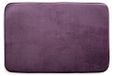 Eurofirany Bedemat Alex, 60x90, paars, stof, 90 x 60 x 3 cm