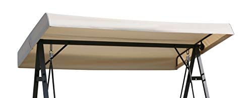 GRASEKAMP 48240 vervangend dak beige voor schommelbank Amalfi schommelbed ligstoel Relax