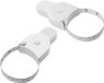 Ruban à mesurer rétractable 150 cm - 2 pièces blanc