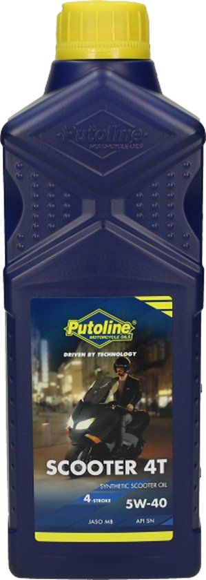 Putoline olie Scooter 5W40 4T 1 liter