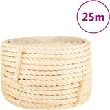 vidaXL Touw 16 mm 25 m 100% sisal