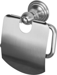 Haceka Allure Toiletrolhouder met Klep Geborsteld RVS - 1208630