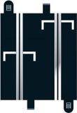 Scalextric Starter Grid 175mm X 2 (Sc7018)