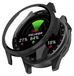 Wigento Garmin Kunststof horlogebandje + gehard glas (9H) voor Garmin Approach S50, zwart