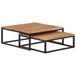 Maison Exclusive - Set de 2 tables basses, bois d'acacia massif