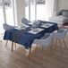 Bonamaison Tafelkleed, Anti-Mold, Sneldrogend, Waterdicht, 100% Polyester Tafellaken, Blauw, 140 x 200 Cm