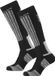 Poederbaas Skisokken Senior (2-pack) Zwart/Grijs Schoenmaat 39-42