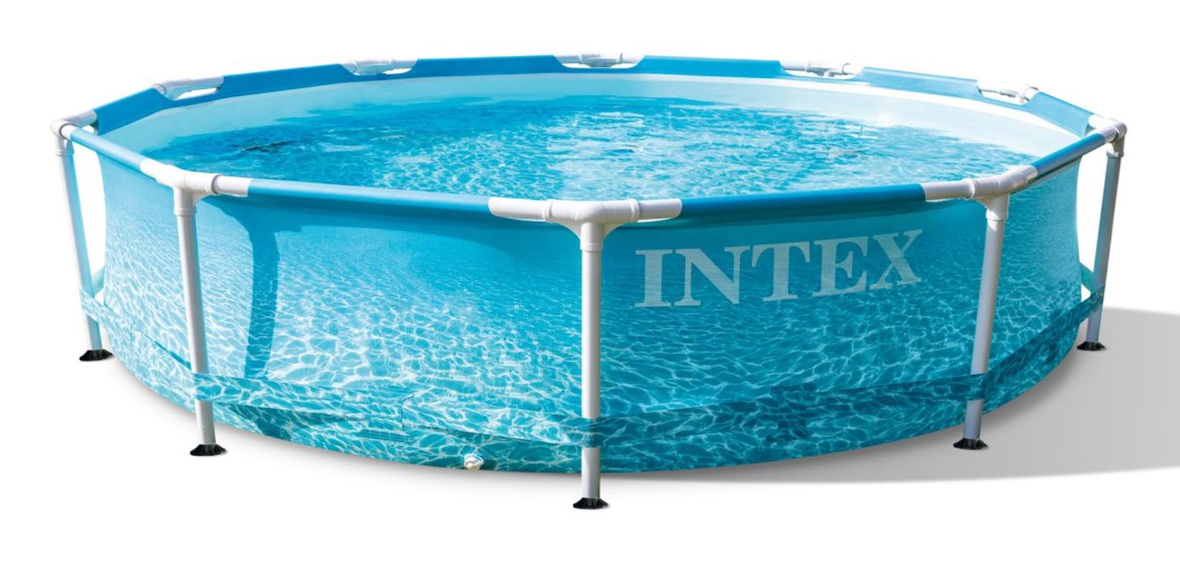 Intex Beachside Metal Frame Pool - Ø 305 x 76 cm - Opzetzwembad