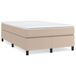 VidaXL Boxspringbed met matras, cappuccino-bruin, 120x200 cm, kunstleer