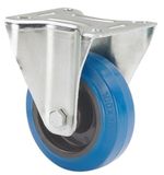 Twin-lex Serie 121 - zwenkwiel Ø 125-2PS rubber blauwe rol
