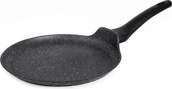 Lacor Java Crêpe- en Pannenkoekenpan - Ø 24cm - Zwart/Grijs - Aluminium - Geschikt voor alle warmtebronnen