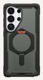 Urban Armor Gear Plasma XTE Coque Samsung Galaxy S23 Ultra Noir, Orange