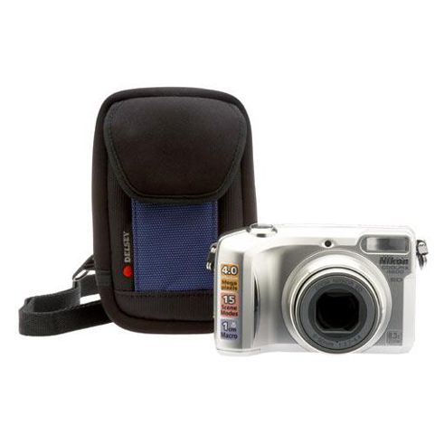 DELSEY Iota 15 - Cameratas en rugzak - Zwart, Blauw