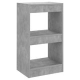 VidaXL Boekenkast/kamerscherm 40x30x72 cm betongrijs
