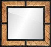 vidaXL Badkamerspiegel - 60x1x55 cm - Massief Acaciahout