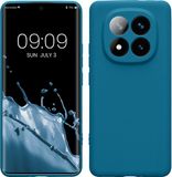 kwmobile telefoonhoesje geschikt voor Xiaomi Redmi Note 14 Pro+ 5G / Redmi Note 14 Pro Plus 5G - Hoesje voor smartphone - Precisie camera uitsnede - In Caribisch blauw