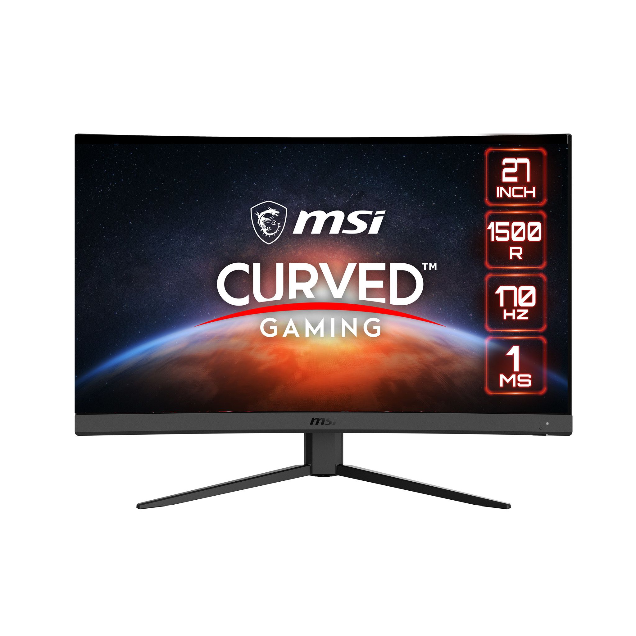 MSI G27CQ4 E2 27" Curved Gaming Monitor - 1440p, 170Hz, FreeSync Premium