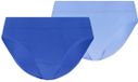 Puma Dames Sport Briefs 3D Knit 2-pack Blauw-XXL