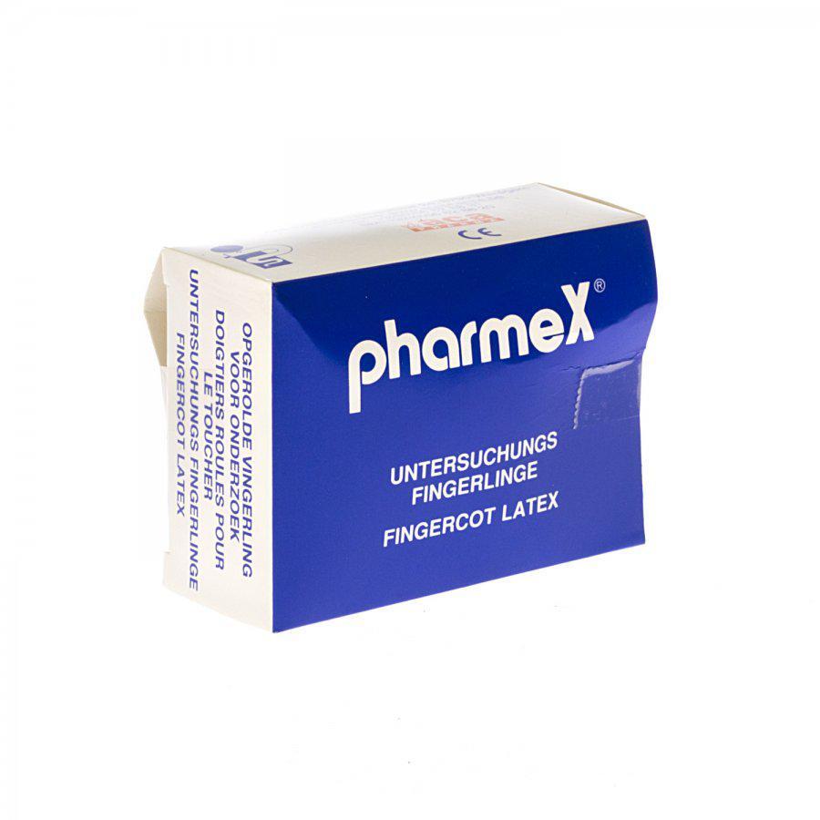 Pharmex vingerling opgerold voor onderzoek L 100 stuks