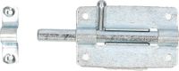Deltafix Verrou à glissière/Loquet - 8 x 5cm - Acier zingué