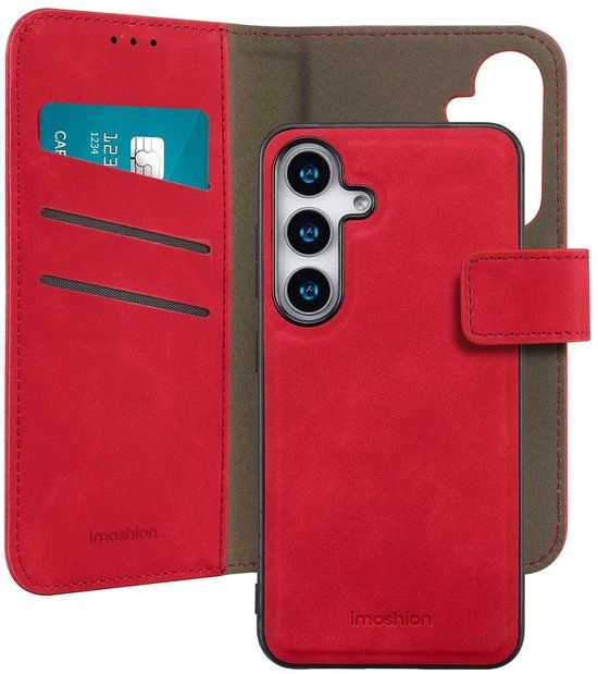 imoshion Hoesje - Samsung Galaxy S25 - 2-in-1 Bookcase - Rood