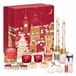 WDMT Spies Trading Luxe Adventskalender Kerst met Kaarsen – 24-Daagse Kerstkalender – Geurkaarsen & Sfeervolle Accessoires – Kerstcadeau voor Volwassenen – Rood