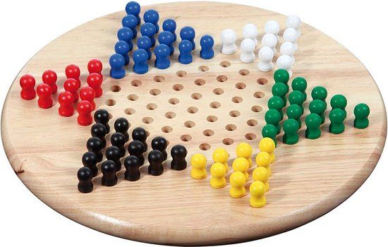 Philos Halma rond - Educatief spel - Hout - Vanaf 4 jaar