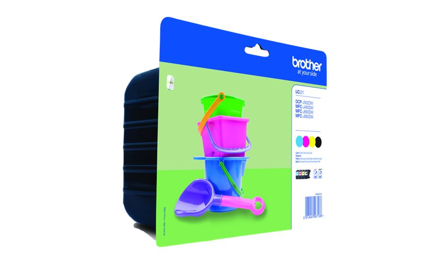 Brother LC-221VALBP - Multipack - Original - Photo Black, Cyan, Magenta - 4 Pack