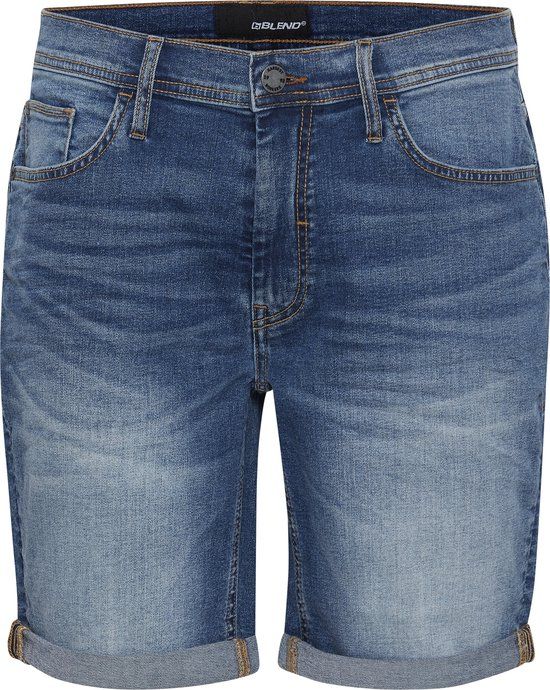 Blend He Denim Shorts Men - Size L - Denim Middle Blue