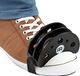 Meinl Percussion FJS2S-BK, voettamboerijn, voetpercussie, Cajon Add-ons/Cajon accessoires, stalen klemmen, Siam eiken, zwart