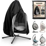 Swoods Beschermhoes Hangstoel – Universele Hangstoel Hoes – Waterdicht, Winddicht, UV-bestendig – 190x115cm