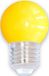 Enzo LED LED0154 E27 geel 1W kogellamp