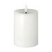 Scandi Essentials Bougie bloc LED Bright Melt 12,5 cm Blanc
