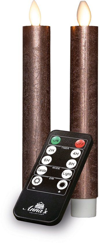 Annas Collection Dinerkaars-USB wax 18 cm brons