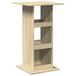 vidaXL Bartafel met opbergruimte 60x60x102 cm hout sonoma eikenkleurig