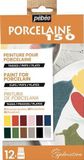 Pébéo Porseleinverf Set - 12 x 20 ml kleuren - Vaatwasmachinebestendig na bakken