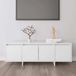 Maison Exclusive - meuble TV, blanc, 120x30x40,5 cm, en panneaux de particules