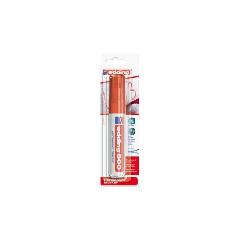 Edding Viltstift 800 schuin rood 4-12mm blister